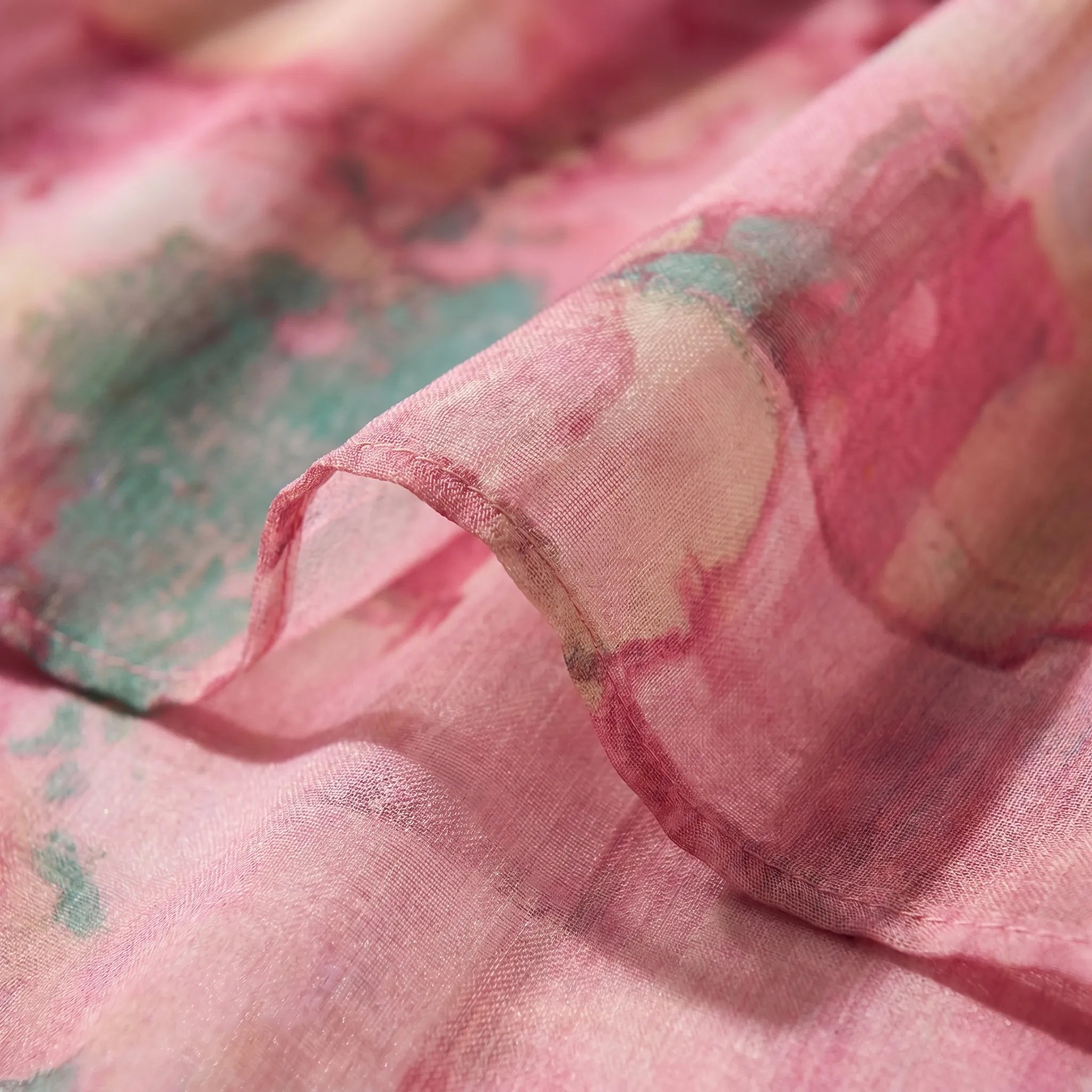 Blosswyn - Long-Sleeve Floral Abstract Maxi Dress
