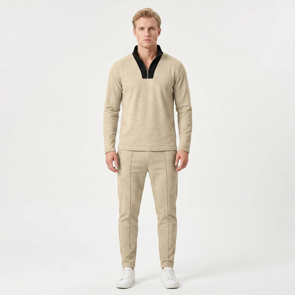 Dravell - Half-Zip Top With Tapered Trousers