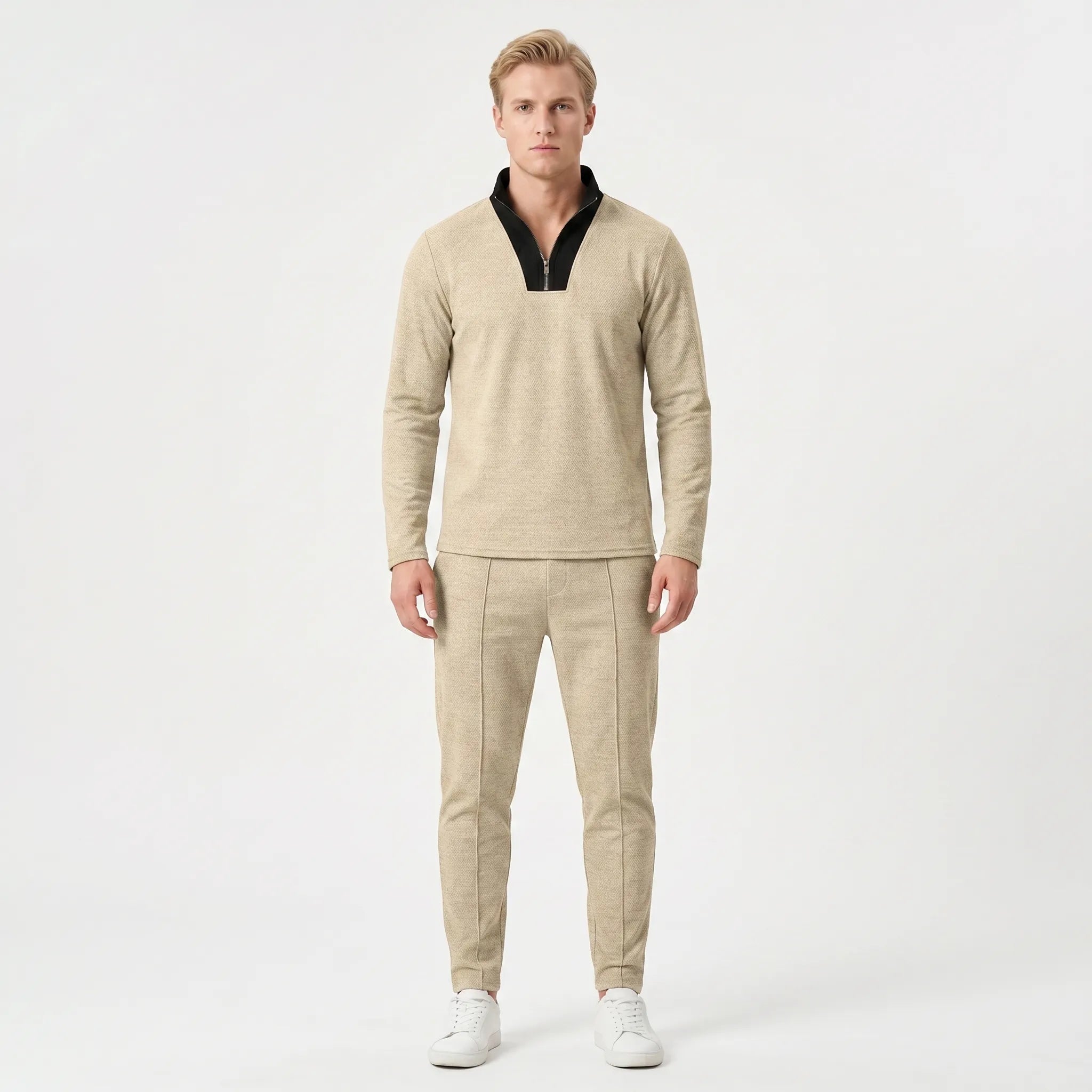 Dravell - Half-Zip Top With Tapered Trousers
