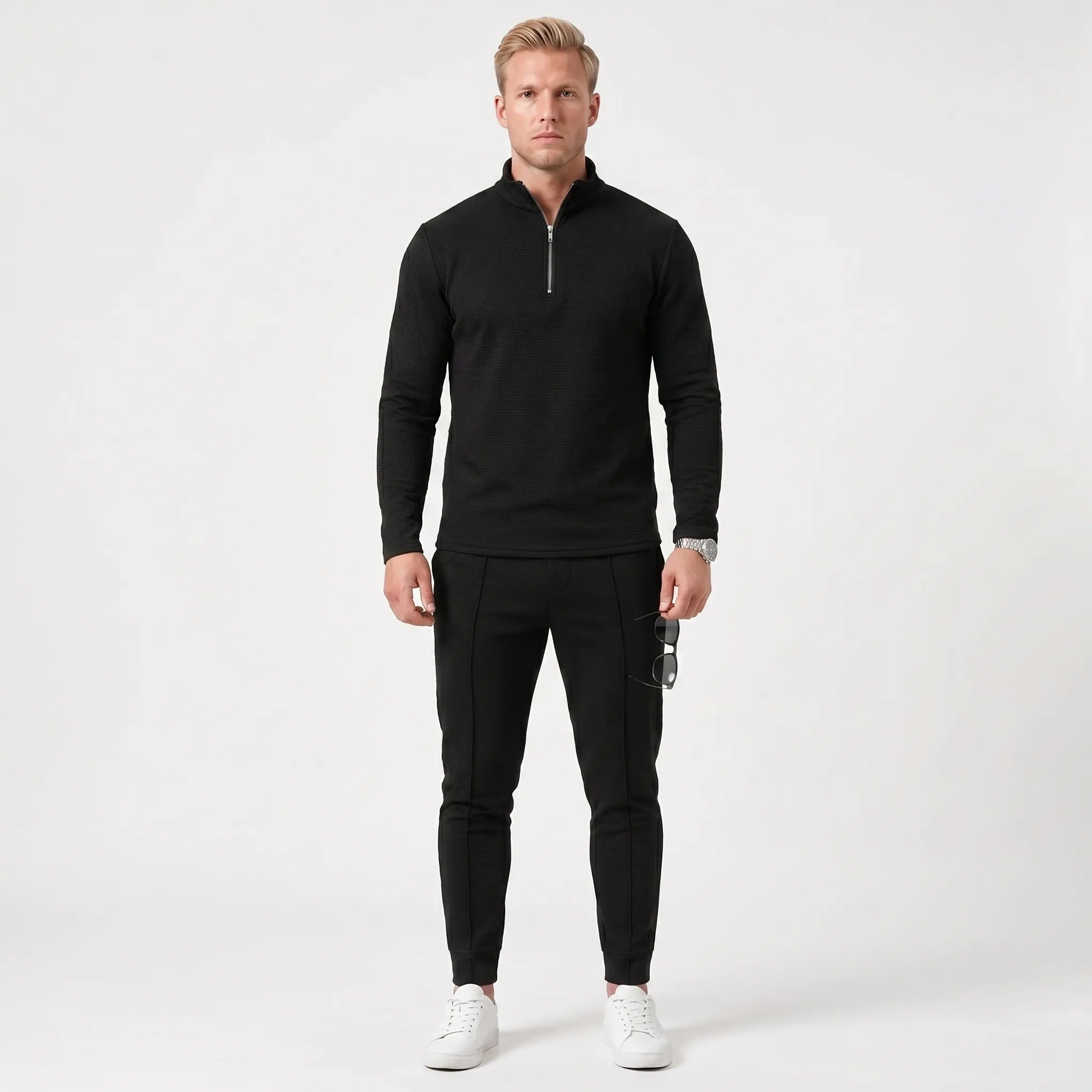 Dravell - Half-Zip Top With Tapered Trousers