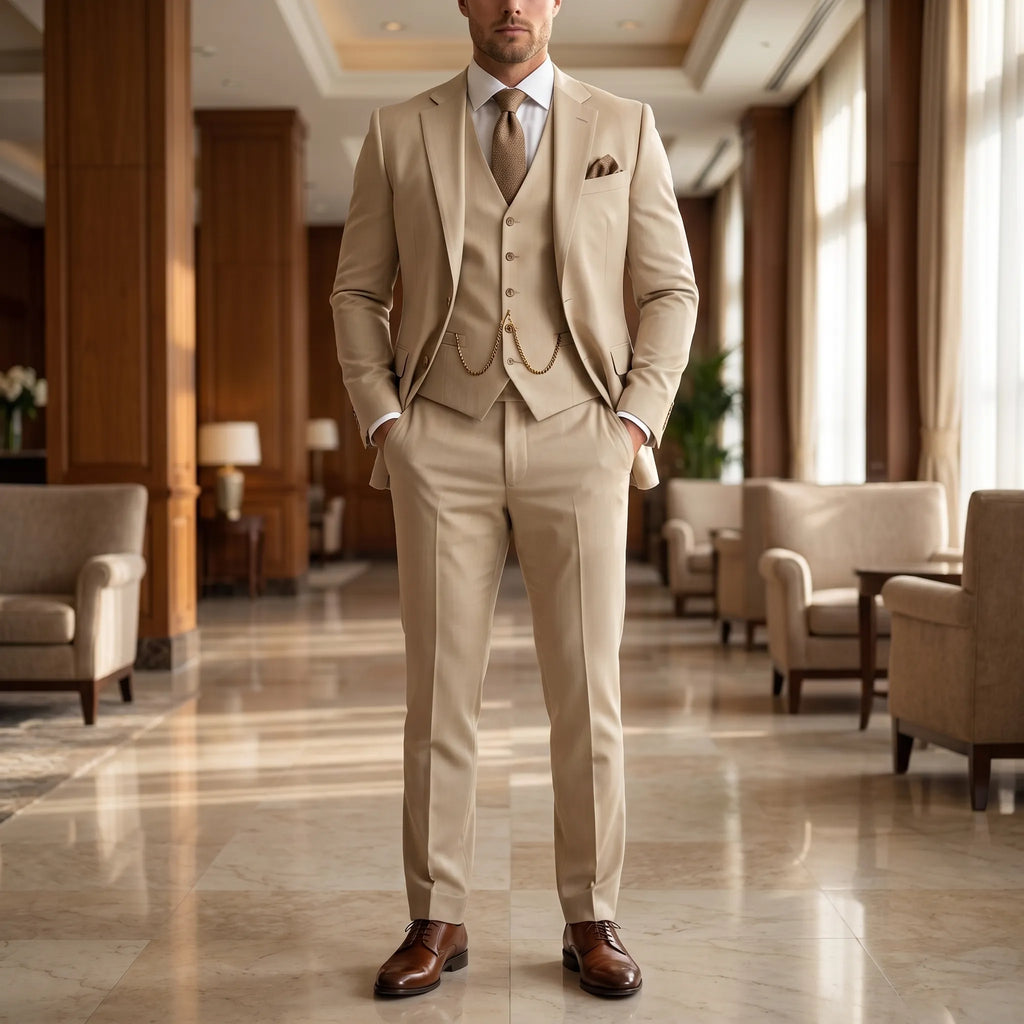 Formaeux - Slim Fit Three-Piece Formal Suit