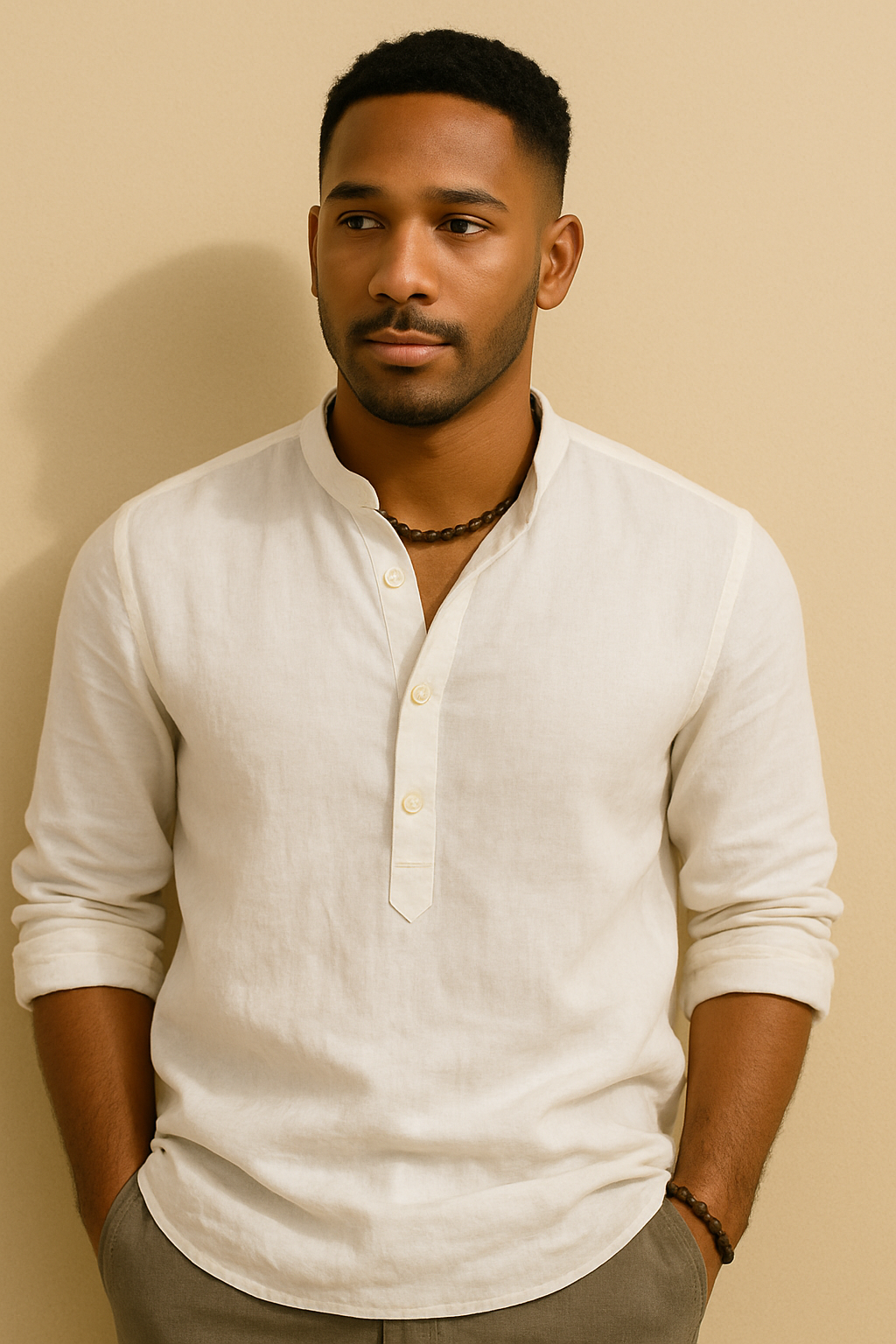 Men’s Linen Long Sleeve Shirt