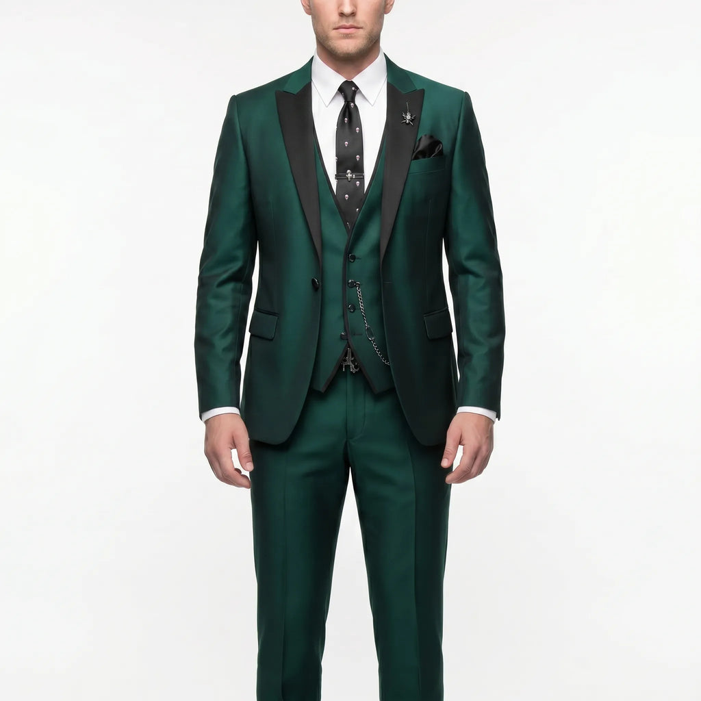 Velthorpe - Slim Fit Notch Lapel Three Piece Suit