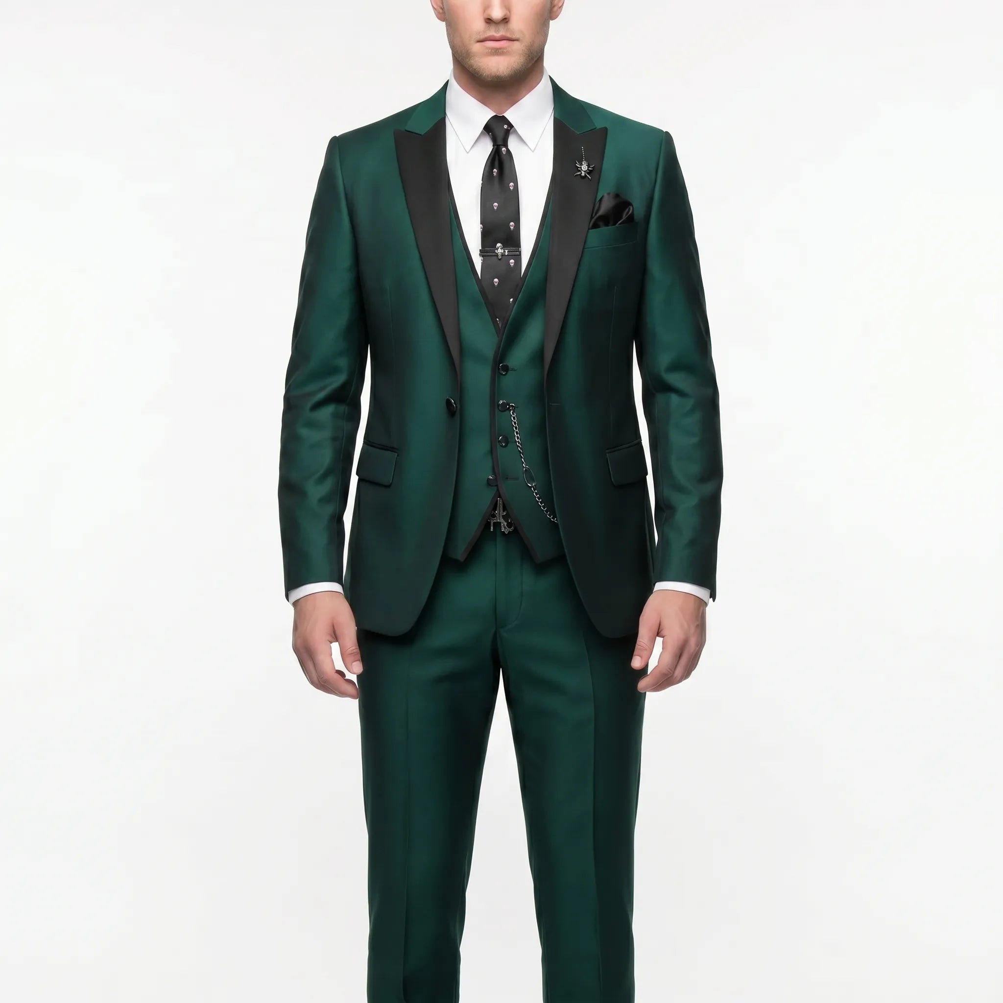 Velthorpe - Slim Fit Notch Lapel Three Piece Suit