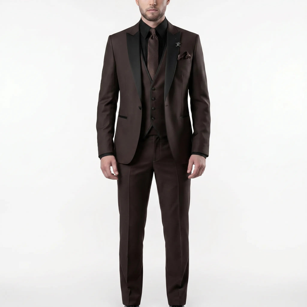 Velthorpe - Slim Fit Notch Lapel Three Piece Suit